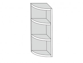 19.30.0р Полка угловая (h=913) радиусная  ЛДСП УНИ в Южноуральске - yuzhnouralsk.magazin-mebel74.ru | фото