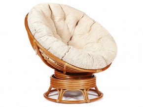 Кресло-качалка Papasan w 23/01 B с подушкой Cognac, ткань Старт в Южноуральске - yuzhnouralsk.magazin-mebel74.ru | фото