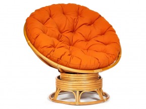 Кресло-качалка Papasan w 23/01 B с подушкой Honey, ткань Оранжевый в Южноуральске - yuzhnouralsk.magazin-mebel74.ru | фото