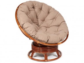 Кресло-качалка Papasan w 23/01 B с подушкой Pecan, экошерсть Коричневый в Южноуральске - yuzhnouralsk.magazin-mebel74.ru | фото