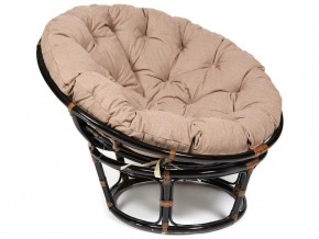 Кресло Papasan 23/01 W с подушкой Antique brown, экошерсть Коричневый в Южноуральске - yuzhnouralsk.magazin-mebel74.ru | фото