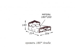 Кровать 2-х спальная 1800*2000 с ортопедом в Южноуральске - yuzhnouralsk.magazin-mebel74.ru | фото