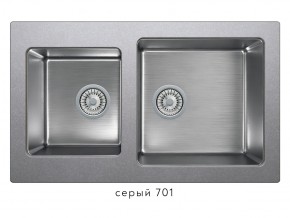 Мойка комбинированная Tolero twist TTS-840 Серый 701 в Южноуральске - yuzhnouralsk.magazin-mebel74.ru | фото