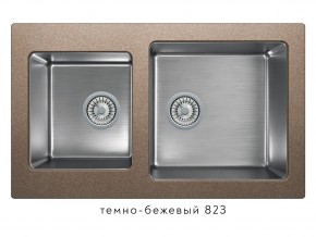 Мойка комбинированная Tolero twist TTS-840 Темно-бежевый 823 в Южноуральске - yuzhnouralsk.magazin-mebel74.ru | фото