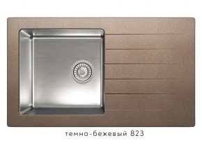 Мойка комбинированная Tolero twist TTS-860 Темно-бежевый 82 в Южноуральске - yuzhnouralsk.magazin-mebel74.ru | фото