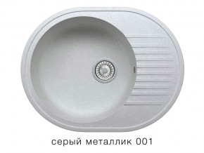 Мойка кварцевая Tolero R-122 Серый металлик 001 в Южноуральске - yuzhnouralsk.magazin-mebel74.ru | фото